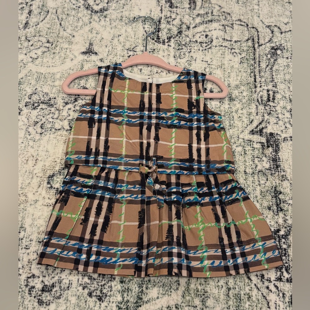 Burberry baby girl nova check dress 6-9